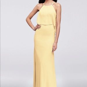 David’s Bridal Chiffon Bridesmaid Dress